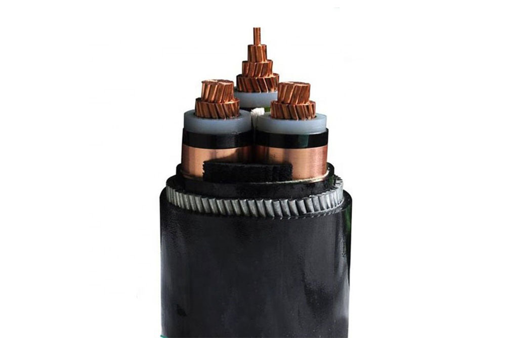 three core medium voltage swa power cable