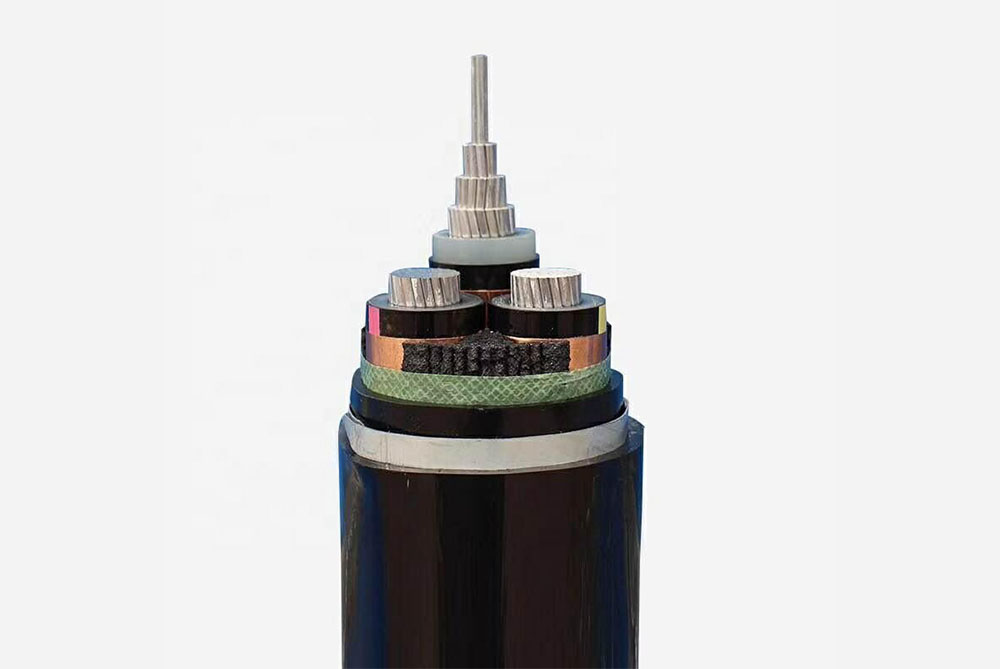 Image of three core Sta medium voltage power cable