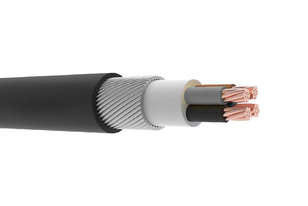 N2XRY Cu/XLPE/PVC/SWA/PVC 0.6/1kV Cable