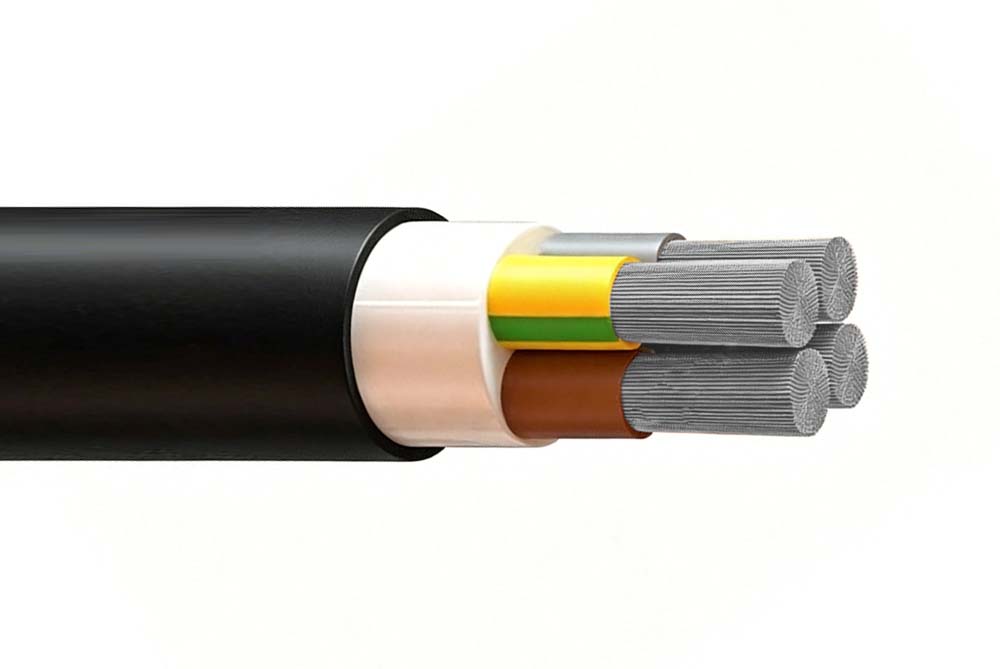 NAYY Aluminium Conductor PVC PVC 0.6/1kV Cable