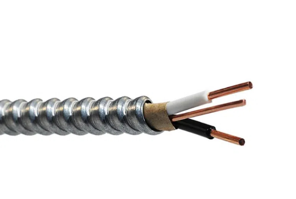 AC90 600V – 2 Copper Conductors (Black/White)
