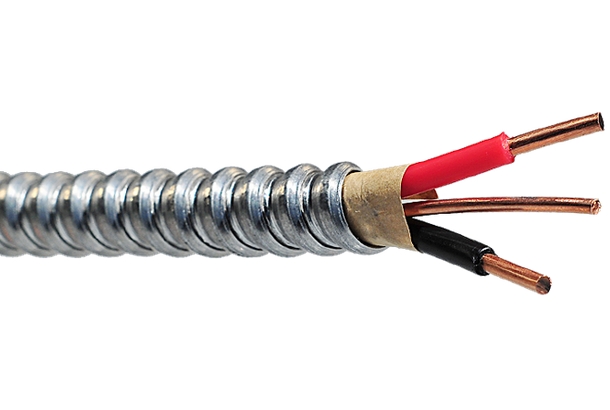 AC90 600V – 2 Copper Conductors (Black/Red)