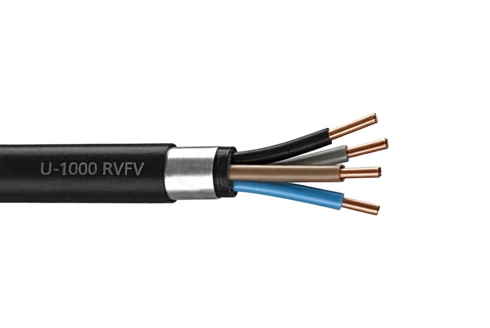 U-1000 RVFV XAV XLPE PVC 0.6/1kV Cable