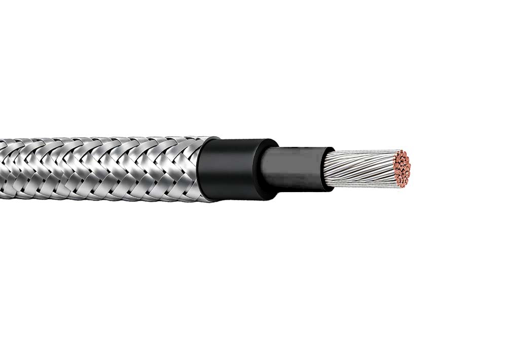 Stainless Steel Wire Braid PV Cable 1000/2000V