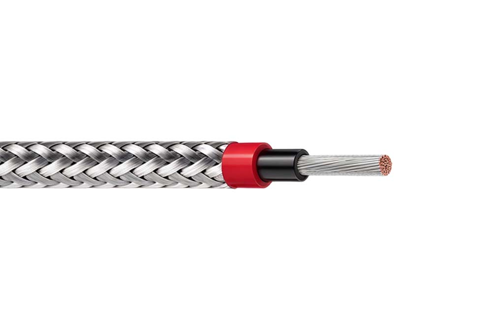 Stainless Steel Wire Braid PV Cable 1000/2000V